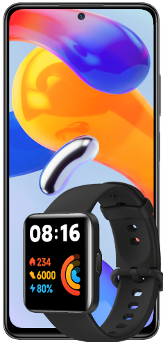 Redmi Note 11 Pro 5G con Watch 2 Lite GL.webp